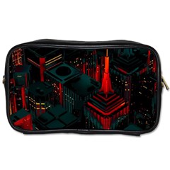 A Dark City Vector Toiletries Bag (two Sides) by Proyonanggan