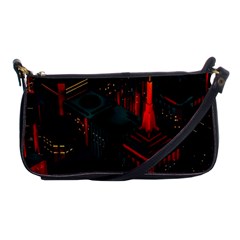 A Dark City Vector Shoulder Clutch Bag