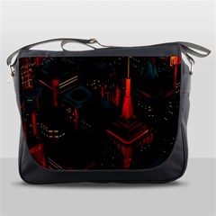 A Dark City Vector Messenger Bag