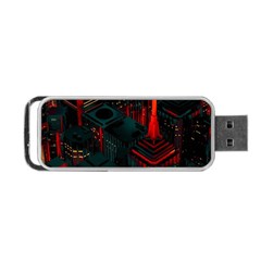 A Dark City Vector Portable Usb Flash (two Sides) by Proyonanggan