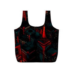 A Dark City Vector Full Print Recycle Bag (s) by Proyonanggan