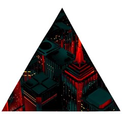 A Dark City Vector Wooden Puzzle Triangle by Proyonanggan