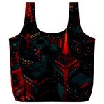 A Dark City Vector Full Print Recycle Bag (XXL) Front