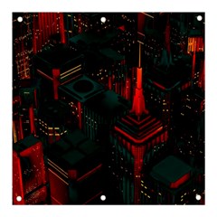 A Dark City Vector Banner And Sign 3  X 3 