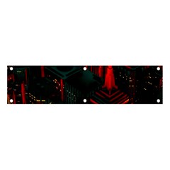 A Dark City Vector Banner And Sign 4  X 1 