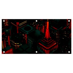 A Dark City Vector Banner And Sign 4  X 2 