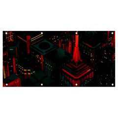 A Dark City Vector Banner And Sign 8  X 4  by Proyonanggan