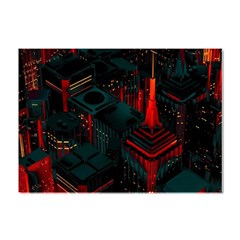 A Dark City Vector Crystal Sticker (a4) by Proyonanggan