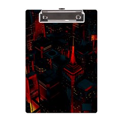 A Dark City Vector A5 Acrylic Clipboard by Proyonanggan