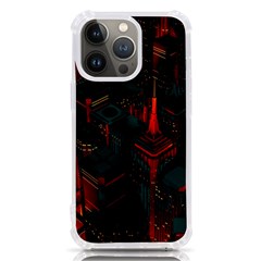 A Dark City Vector Iphone 13 Pro Tpu Uv Print Case by Proyonanggan