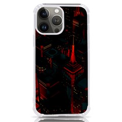 A Dark City Vector Iphone 13 Pro Max Tpu Uv Print Case by Proyonanggan