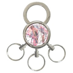 Vintage Landmarks Travel 3-ring Key Chain by Proyonanggan