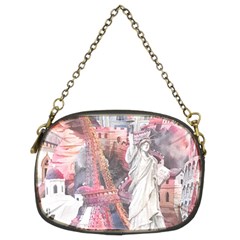 Vintage Landmarks Travel Chain Purse (two Sides) by Proyonanggan