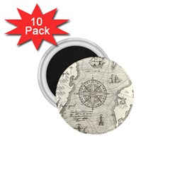 Vintage World Map Antique 1 75  Magnets (10 Pack)  by Proyonanggan