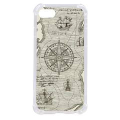 Vintage World Map Antique Iphone Se by Proyonanggan