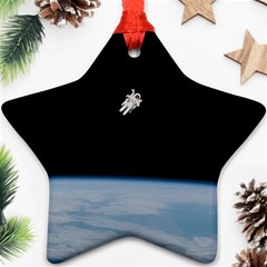 Amazing Stunning Astronaut Amazed Ornament (star) by Proyonanggan