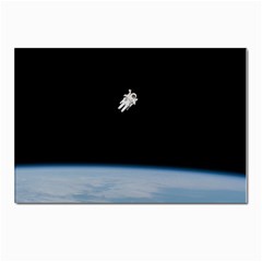 Amazing Stunning Astronaut Amazed Postcard 4 x 6  (pkg Of 10) by Proyonanggan