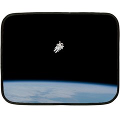 Amazing Stunning Astronaut Amazed Two Sides Fleece Blanket (mini)