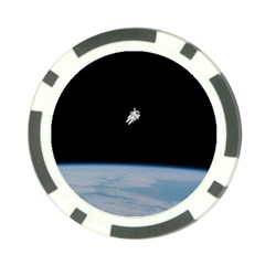 Amazing Stunning Astronaut Amazed Poker Chip Card Guard (10 Pack)