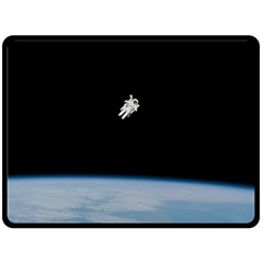 Amazing Stunning Astronaut Amazed Fleece Blanket (large)