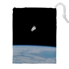 Amazing Stunning Astronaut Amazed Drawstring Pouch (5xl) by Proyonanggan