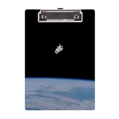 Amazing Stunning Astronaut Amazed A5 Acrylic Clipboard by Proyonanggan