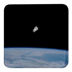 Amazing Stunning Astronaut Amazed Square Glass Fridge Magnet (4 Pack) by Proyonanggan