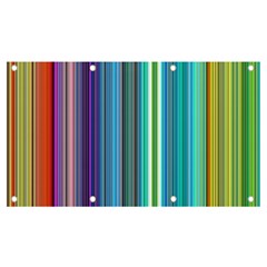 Color Stripes Banner and Sign 7  x 4 