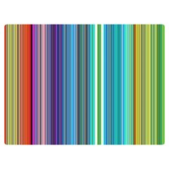 Color Stripes Premium Plush Fleece Blanket (Extra Small)