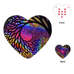 3d Fractal Mandelbulb Playing Cards Single Design (heart)