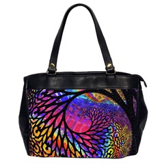 3d Fractal Mandelbulb Oversize Office Handbag (2 Sides)