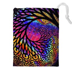 3d Fractal Mandelbulb Drawstring Pouch (4xl) by Proyonanggan