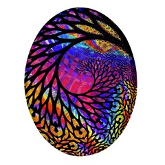 3d Fractal Mandelbulb Oval Glass Fridge Magnet (4 Pack) by Proyonanggan