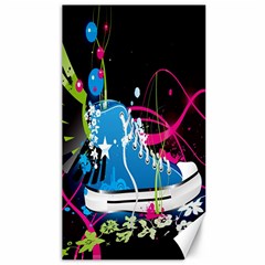 Sneakers Shoes Patterns Bright Canvas 40  X 72  by Proyonanggan