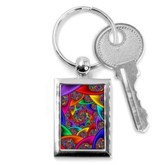 Color Spiral Key Chain (rectangle)