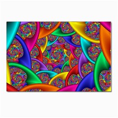 Color Spiral Postcard 4 x 6  (pkg Of 10) by Proyonanggan