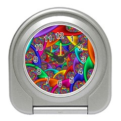 Color Spiral Travel Alarm Clock