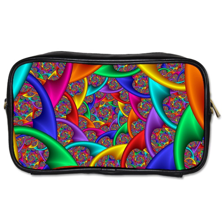 Color Spiral Toiletries Bag (One Side)