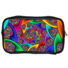 Color Spiral Toiletries Bag (two Sides)