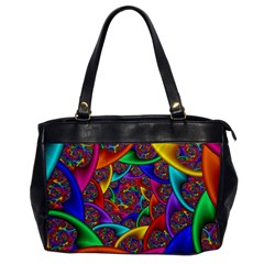 Color Spiral Oversize Office Handbag