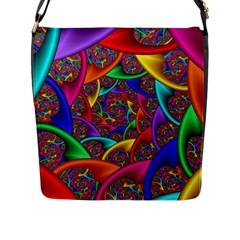 Color Spiral Flap Closure Messenger Bag (l) by Proyonanggan