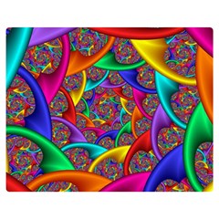 Color Spiral Premium Plush Fleece Blanket (medium) by Proyonanggan