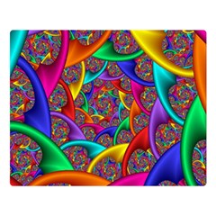 Color Spiral Premium Plush Fleece Blanket (large) by Proyonanggan