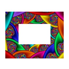 Color Spiral White Tabletop Photo Frame 4 x6  by Proyonanggan