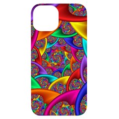 Color Spiral Iphone 14 Black Uv Print Case by Proyonanggan