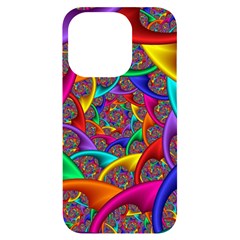 Color Spiral Iphone 14 Pro Black Uv Print Case by Proyonanggan