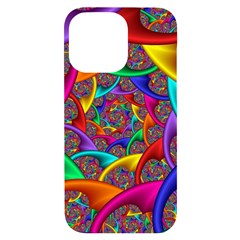 Color Spiral Iphone 14 Pro Max Black Uv Print Case by Proyonanggan