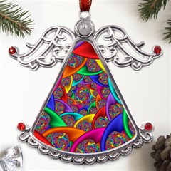 Color Spiral Metal Angel With Crystal Ornament by Proyonanggan