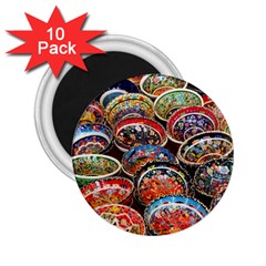 Art Background Bowl Ceramic Color 2 25  Magnets (10 Pack)  by Proyonanggan