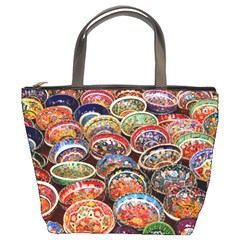 Art Background Bowl Ceramic Color Bucket Bag by Proyonanggan